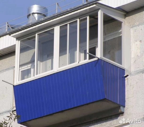 Балкон с крышей