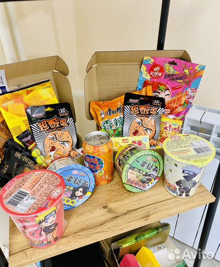 Азиатские сладости разные боксы