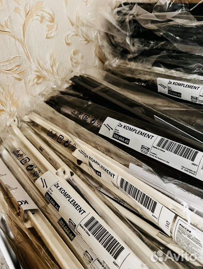 Komplement / Комплимент IKEA 58 см (белый / серый)