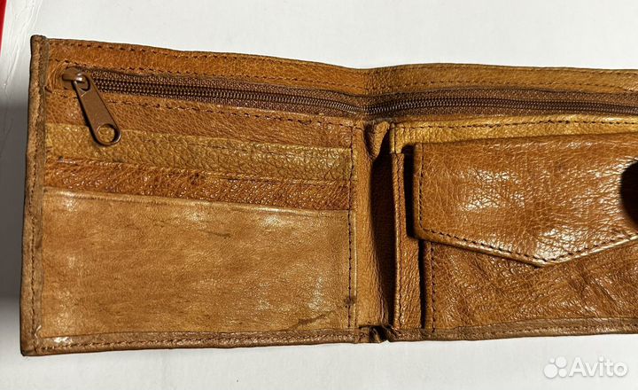 Бумажник мужской кожаный