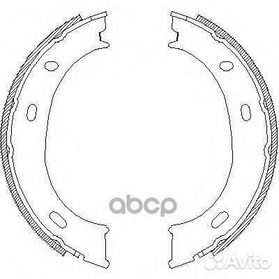 Колодки барабанные MB/RH/ 471001 Road house