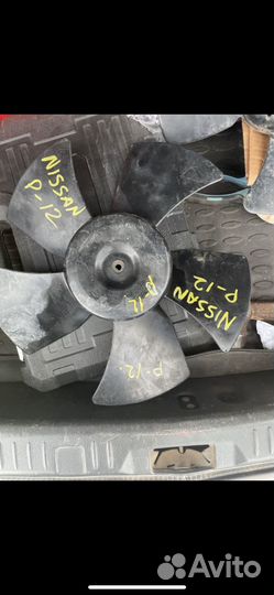 Вентилятор охлаждения Nissan primera p12