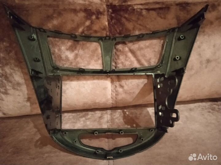 Рамка для магнитолы hyundai solaris