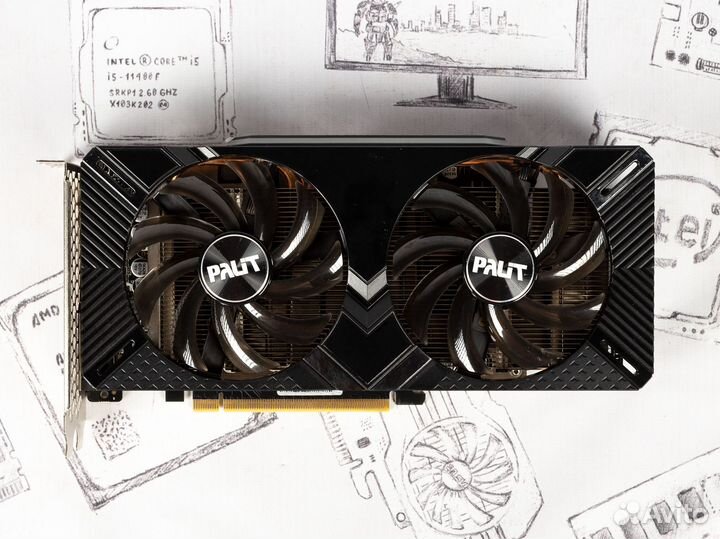 Видеокарта Palit GeForce GTX 1660 Ti 6Gb