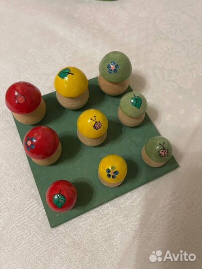 Развивающие деревянные игрушки