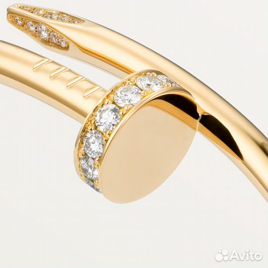 Юв. изделие Cartier Juste un Clou bracelet, classic model, diamonds B6048617 + подарок 1 год гаранти