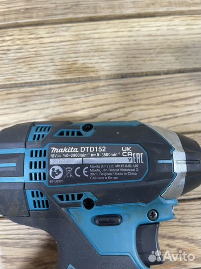 Аккумуляторный шуруповерт Makita DTD152Z