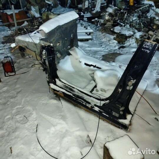 Порог со стойкой левый Hyundai Solaris 1.6 G4FA MT