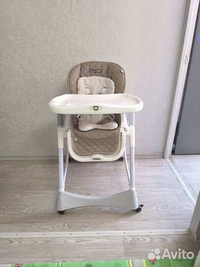 Стульчик для кормления babyton кофейный