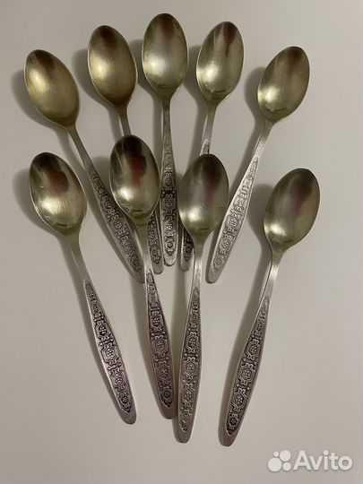 Винтаж Чайные ложки мельхиор СССР