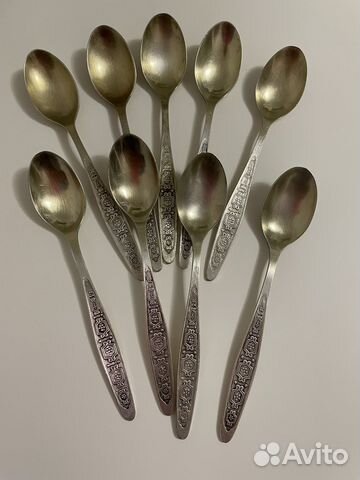 Винтаж Чайные ложки мельхиор СССР