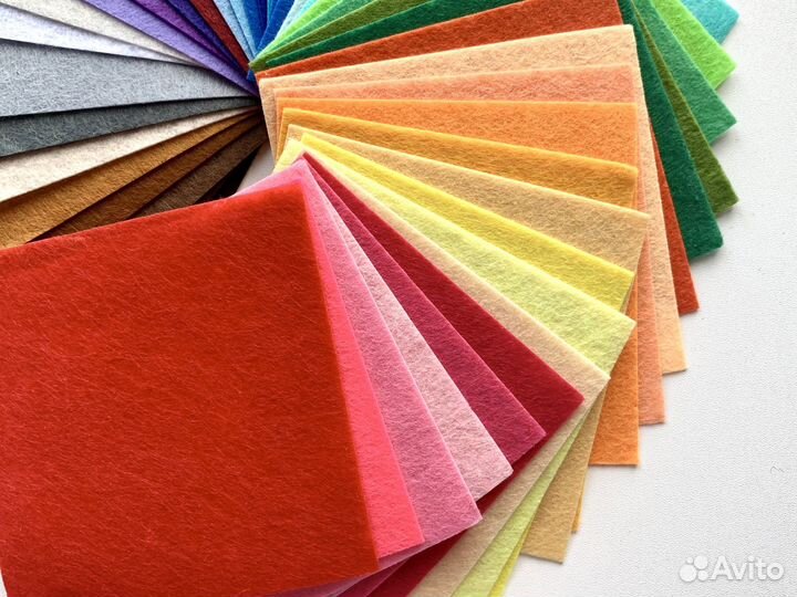 Набор фетра разных цветов для рукоделия