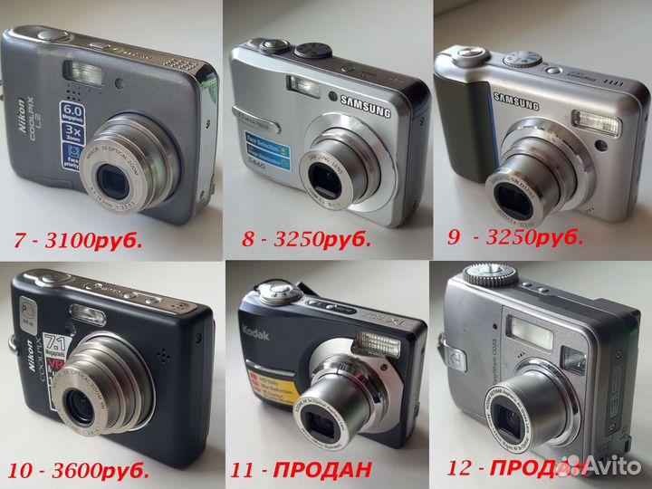 Цифровые фотоаппараты мыльницы y2k винтаж