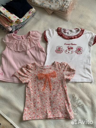 Вещи пакетом для девочки 80 86