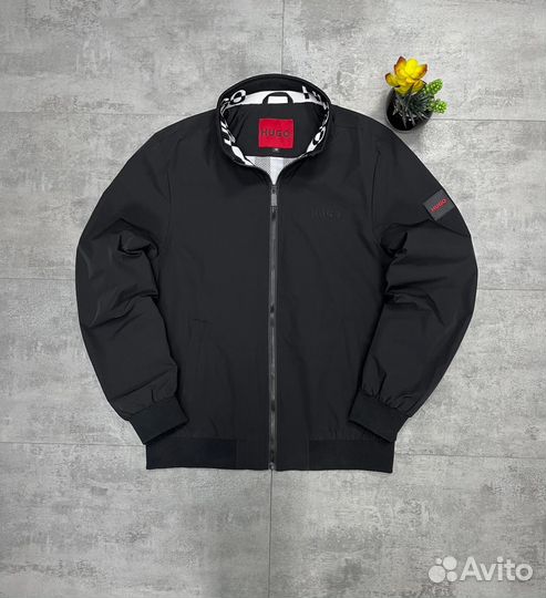 Куртка hugo bos весеняя стильная (топ 2035)