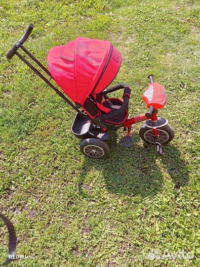 Детский трехколесный велосипед bmw