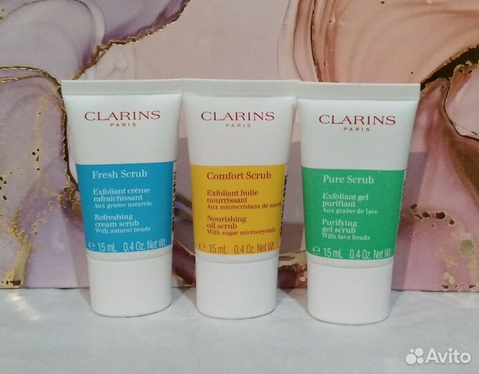 Clarins Pure Fresh Comfort Скраб для лица 15мл