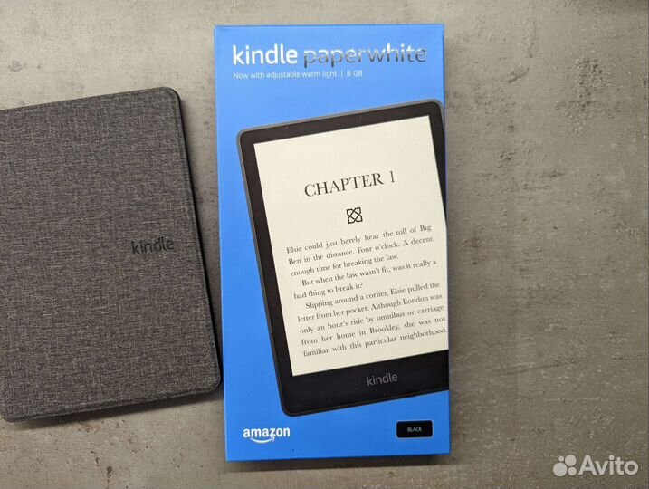 Новая Amazon Kindle Paperwhite 2021 с обложкой