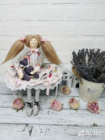 Кукла в стиле тильда, оригинальный подарок