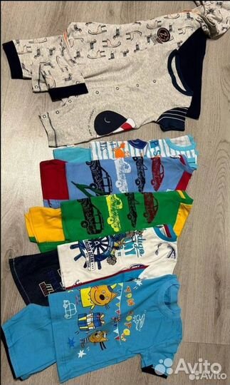 Огромный пакет детских вещей для мальчика