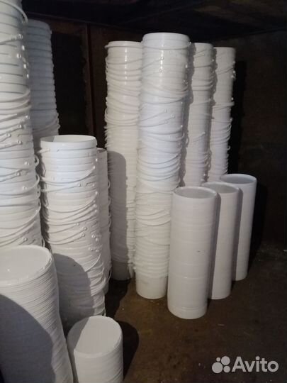 Пластиковые вёдра 5л и 10л