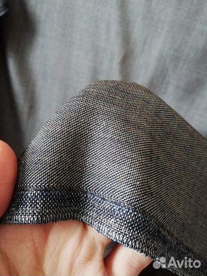 Отрез коричнево-зеленой 100 шерсти