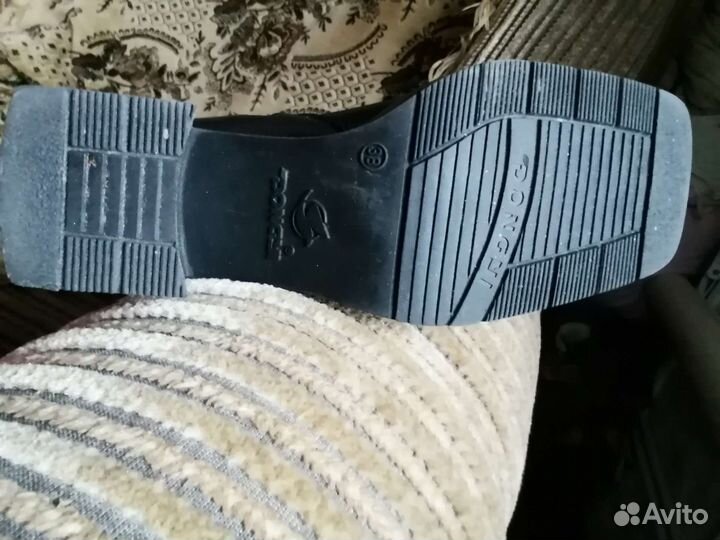 Зимние женские сапоги 38 натуральная кожа