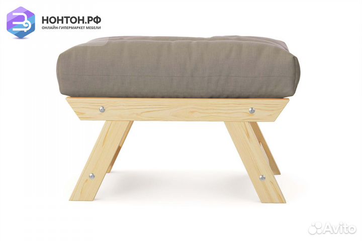 Пуф Амбер бежевый