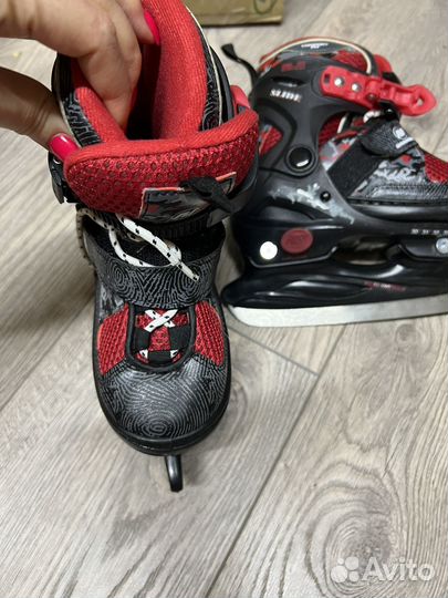 Коньки раздвижные Nordway 30-33 р новые