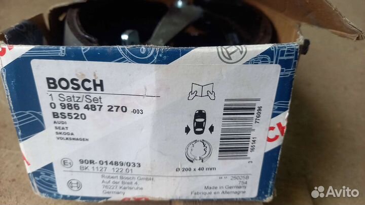 Тормозные колодки шкода фабия