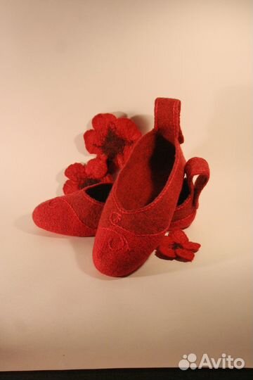 Следки валяные, ручная работа