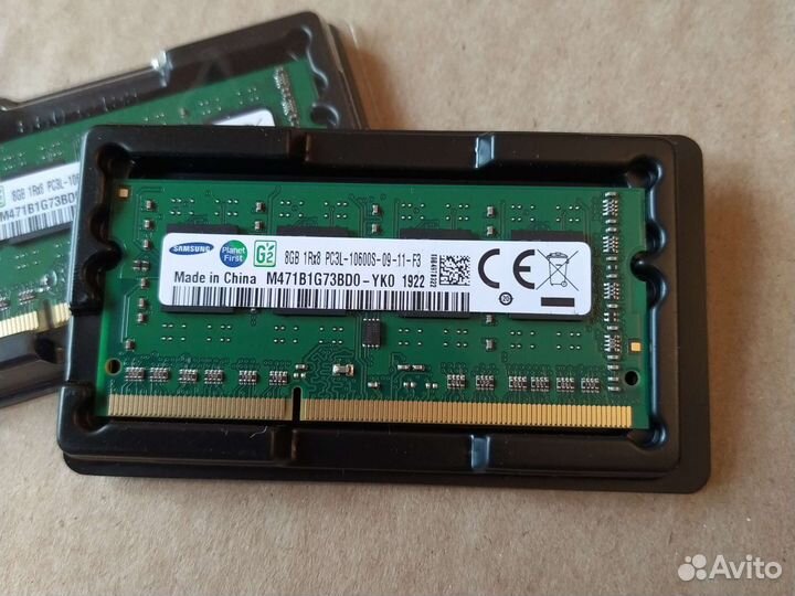 Samsung 8Gb (DDR3L PC3L 10600s 1333Mhz so-dimm)