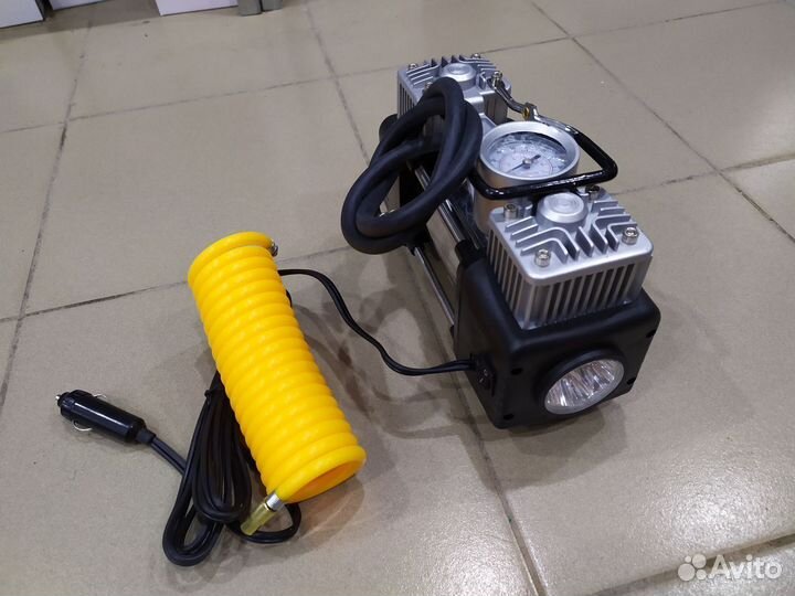 Компрессор автомобильный двухцилиндровый 85 л/мин