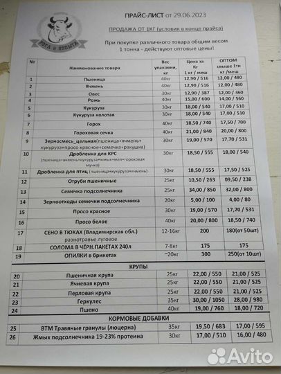 Комбикорма Purina