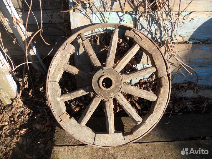 Колёса от телеги деревянные только самовывоз
