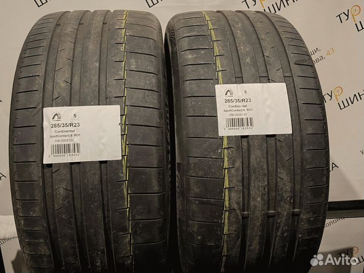 Continental SportContact 6 285/35 R23 94Y