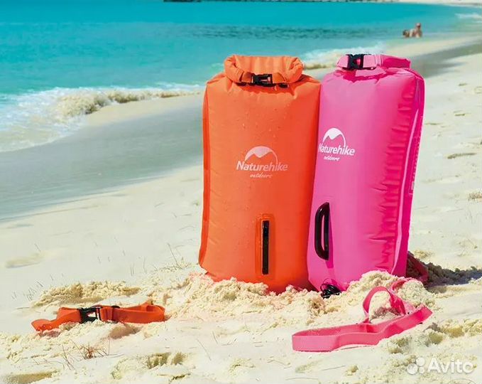 Гермомешок Naturehike туристический 28 л. ярко-ро