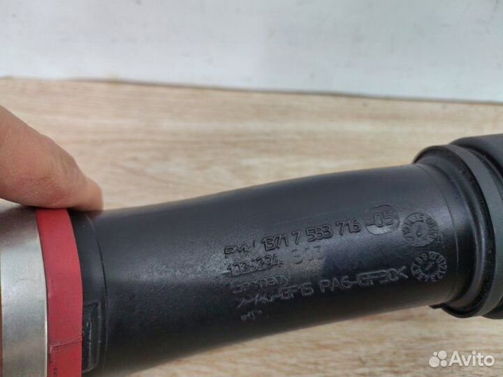 Патрубок интеркулера Bmw X5 Рест E70 рест N55B30A