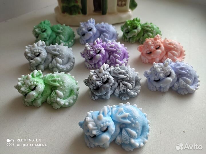 Мыло ручной работы дракон