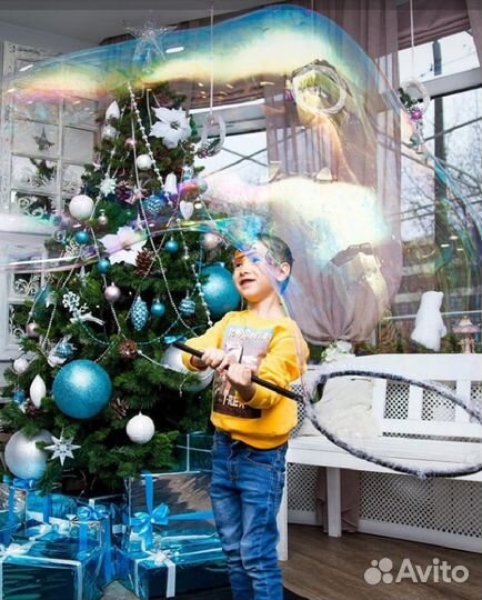 Шоу гигантских мыльных пузырей