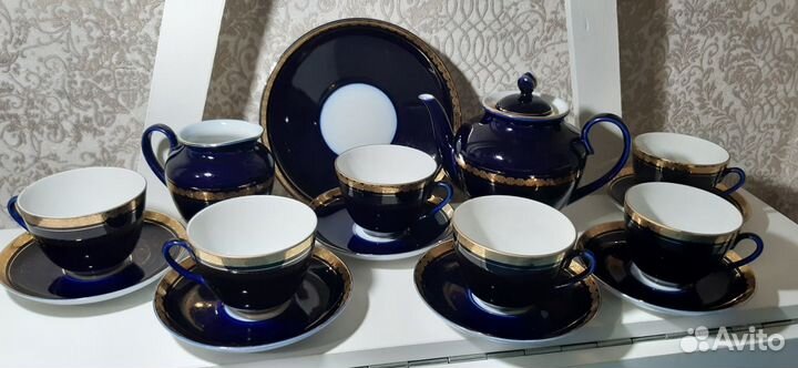 Сервиз лфз кобальт СССР