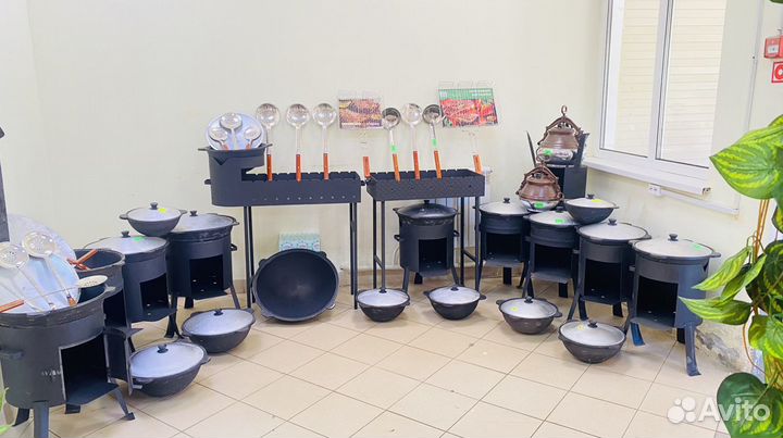 Казан 12 литров + печь + шумовка