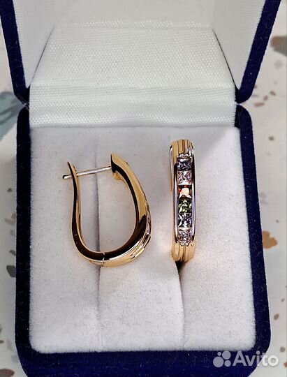 Серьги Самоцветы