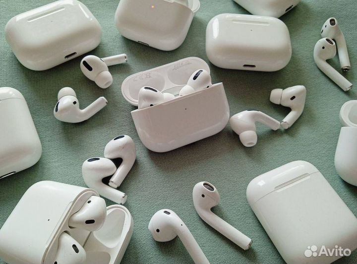 Airpods 2, 3, pro, pro 2 ориг по частям