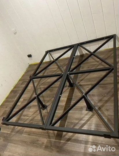 Железная кровать в стиле лофт