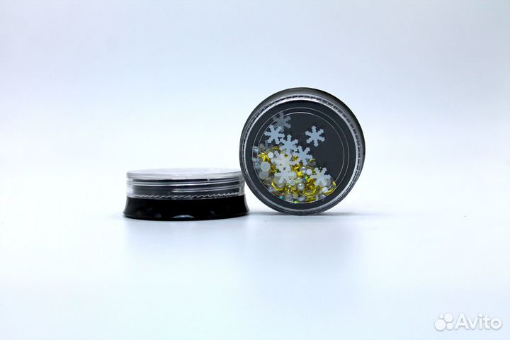 Стразы для ногтей снежинки