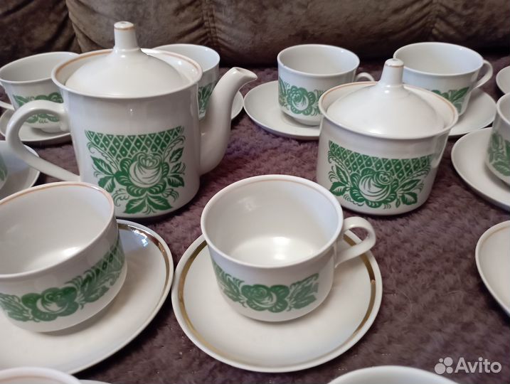 Сервиз чайный на 16 персон, СССР