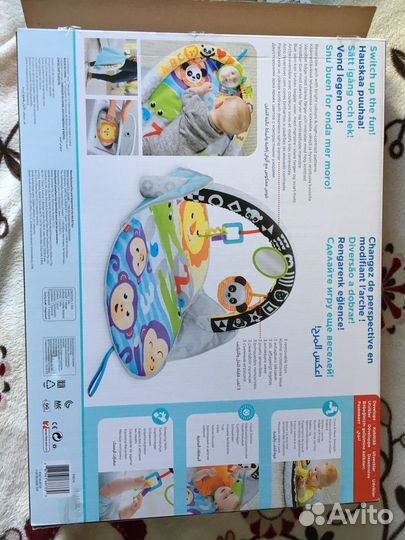 Развивающий коврик Fisher Price 2 в1
