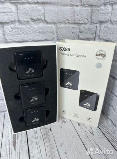 Петличка беспроводной микрофон для айфон/андроид