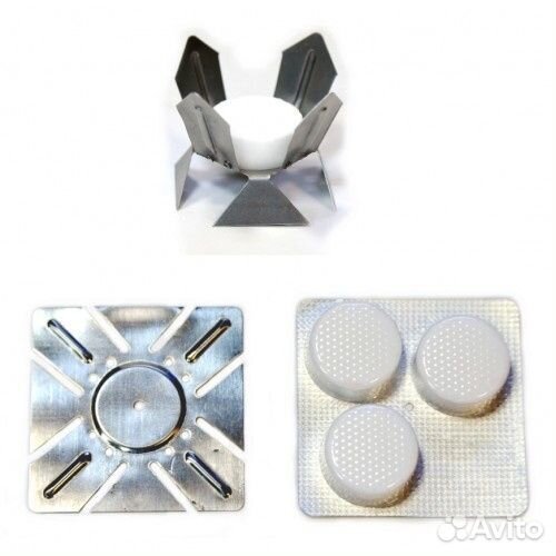 Сухой спирт с водо-ветроустойчивыми спичками